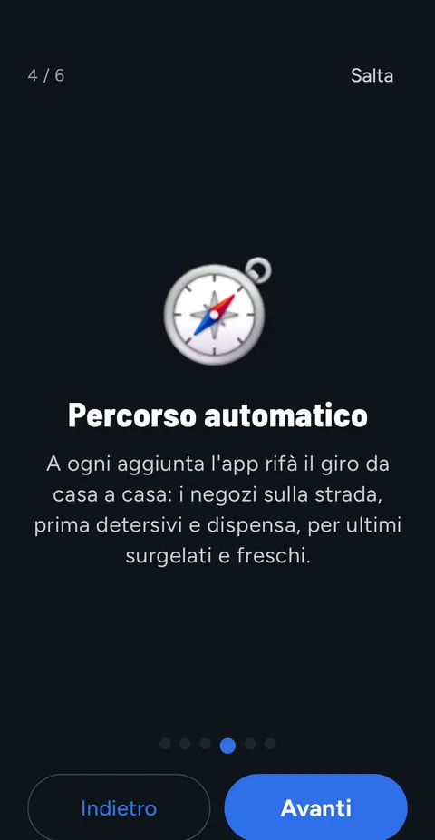 Folie 4 von 6: Automatische Route